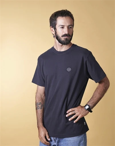 Elsk - Globe Brushed T-shirt - Black